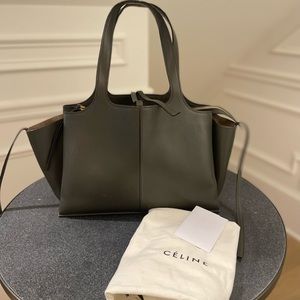 Celine Trifold Medium Leather Bag